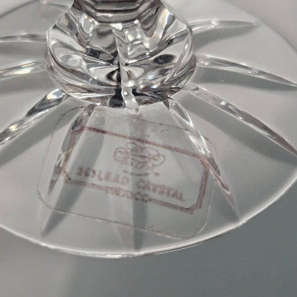 Royal Dartmouth Cut Glass Cordial Glasses 5.5" set-3 vintage elegant crystal - Picture 12 of 14